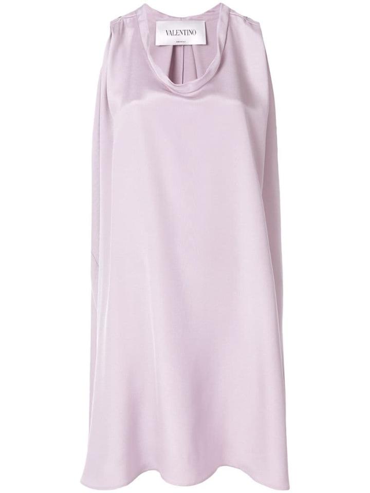 Valentino Boxy Fit Short Dress - Pink