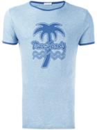 Marc Jacobs - Tropical Print T-shirt - Men - Cotton - M, Blue, Cotton