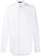 Versace Safety Pin Detail Shirt - White