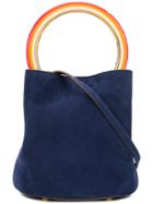 Marni Pannier Bucket Bag - Blue