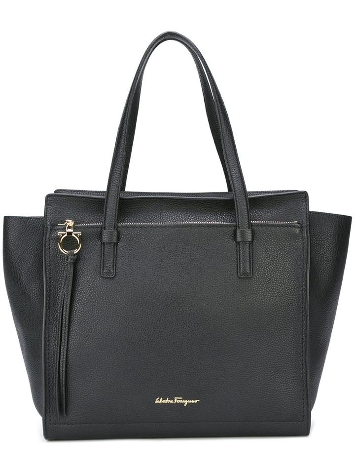 Salvatore Ferragamo 'amy' Tote, Women's, Black