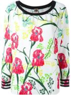 I'm Isola Marras Floral Print Jumper, Women's, Size: 40, White, Cotton