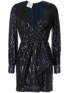 Ingie Paris Long-sleeve Mini Dress - Blue