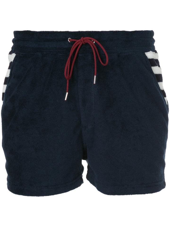 Loveless Patch Pocket Shorts - Blue