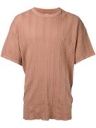 Sasquatchfabrix. - Ribbed T-shirt - Men - Cotton - M, Nude/neutrals, Cotton