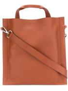 Orciani Square Tote - Brown