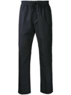 Juun.j Drawstring Cropped Trousers, Men's, Size: 46, Black, Cotton/polyimide