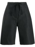 Christian Dior Vintage Quilted Long Shorts - Black