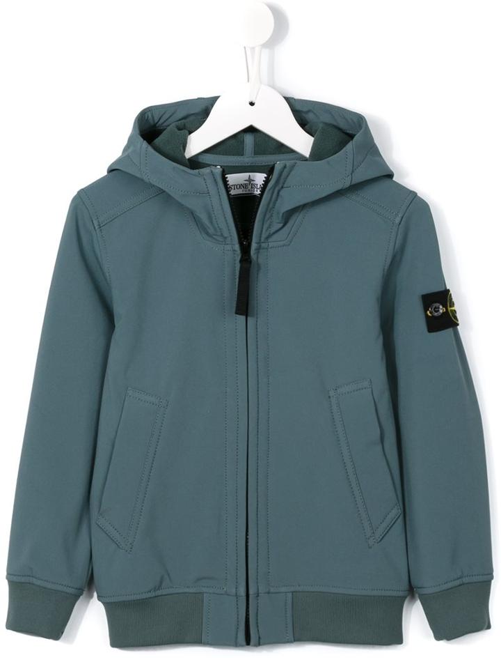 Stone Island Kids 'shell' Jacket, Boy's, Size: 6 Yrs, Green