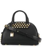 Michael Michael Kors - Stud Rounded Tote - Women - Leather/metal - One Size, Black, Leather/metal
