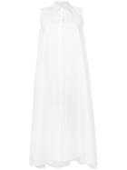 Loro Piana Flared Shirt Dress - White