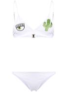 Chiara Ferragni Cactus Wink Bikini - White