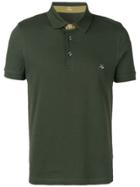 Fay Embroidered Logo Polo T-shirt - Green
