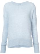 Adam Lippes Brushed Pearl Sweater - Blue