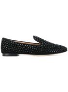 Giuseppe Zanotti Design David Studded Loafers - Black