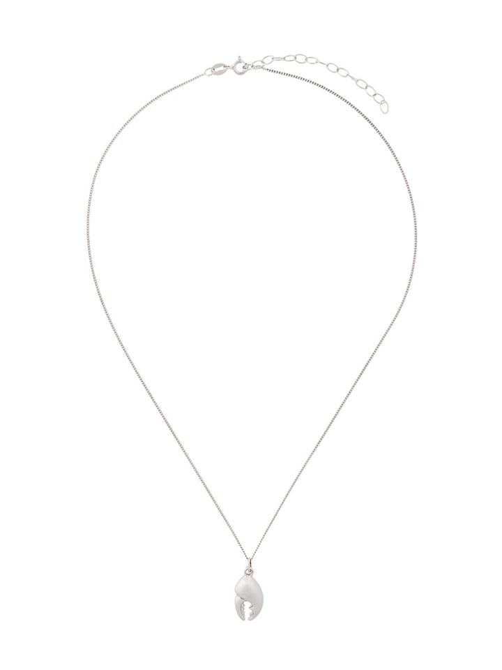 True Rocks Crab Claw Necklace - Metallic