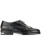 Toga Virilis Fringed Detail Brogues - Black