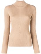 Dvf Diane Von Furstenberg Fitted Basic Jumper - Gold