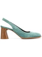 Premiata Mid-heel Slingback Pumps - Blue