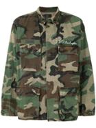 Htc Los Angeles Camouflage Embroidered Jacket - Green