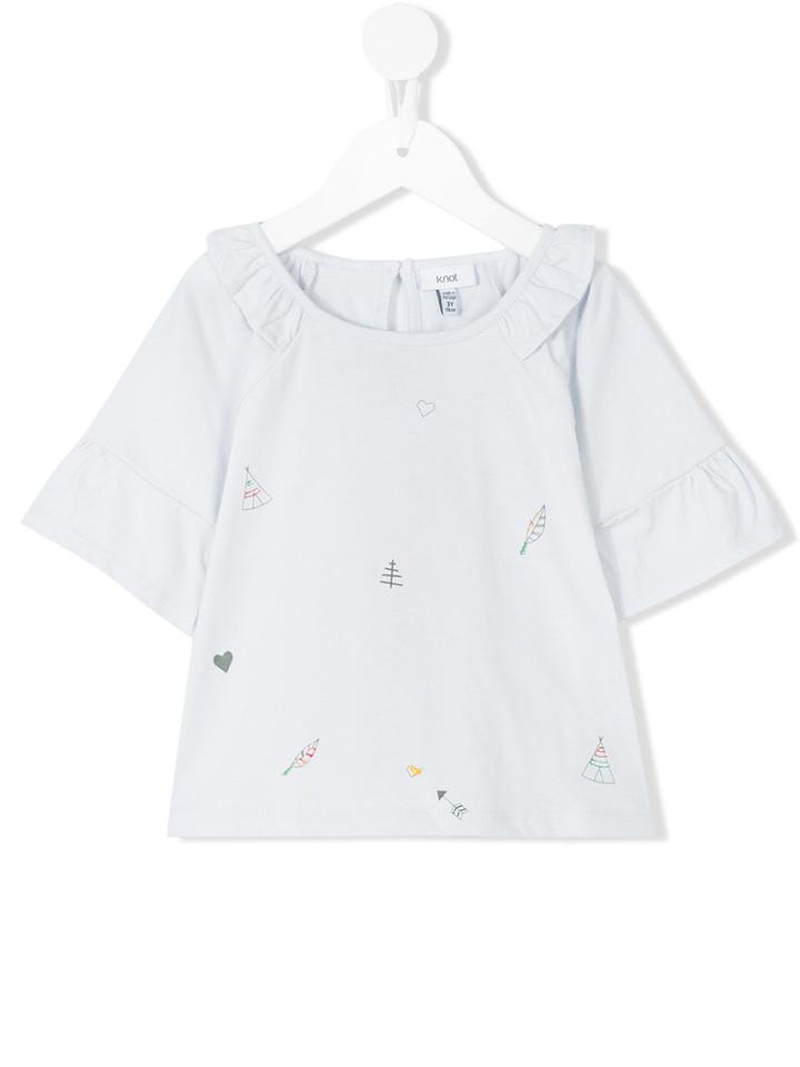 Knot - Earth Symbols T-shirt - Kids - Cotton - 5 Yrs, Blue