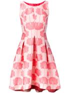 P.a.r.o.s.h. Floral Embroidered Dress, Women's, Pink/purple, Polyester/polyamide/silk/viscose