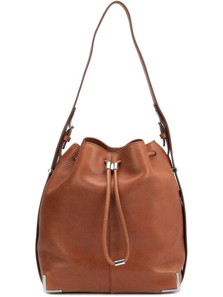 Alexander Wang Prisma Bucket Shoulder Bag, Women's, Brown, Leather