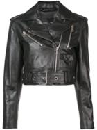 Proenza Schouler Leather Biker Jacket - Black