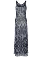 Cecilia Prado - Knitted Maxi Dress - Women - Cotton/acrylic - M, Black, Cotton/acrylic