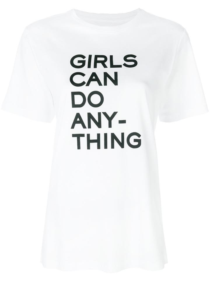 Zadig & Voltaire Girls Can Do Anything T-shirt - White