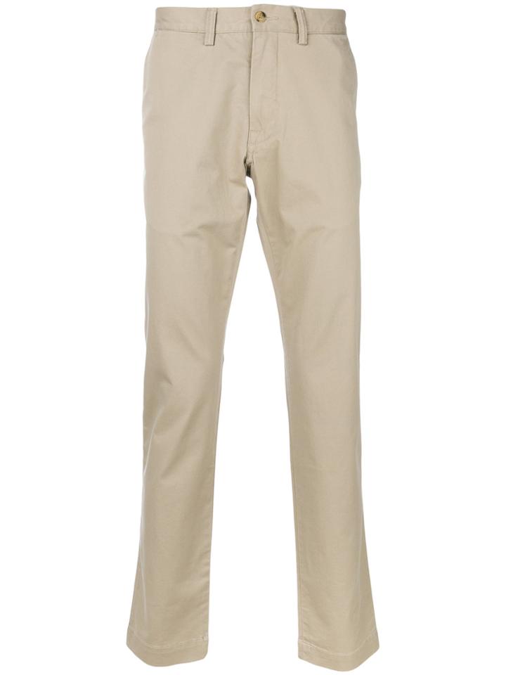 Polo Ralph Lauren Stretch Slim Chino Trousers - Brown