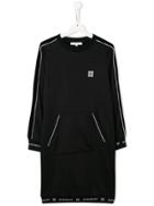 Givenchy Kids 4g Sweatshirt Dress - Black