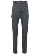 Dsquared2 - Drop-crotch Cargo Trousers - Women - Cotton/spandex/elastane - 38, Grey, Cotton/spandex/elastane