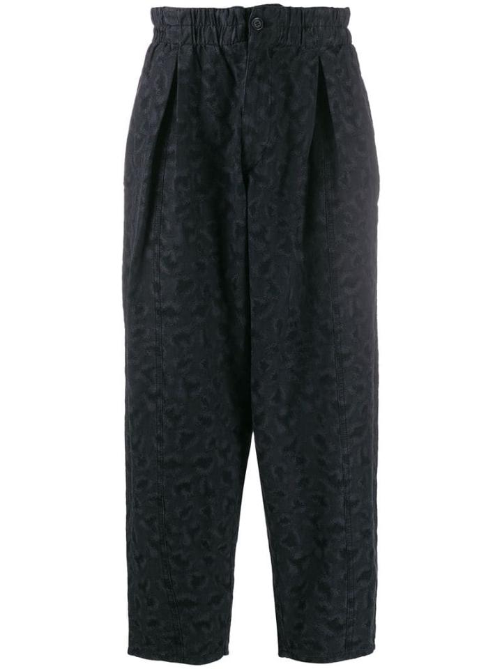 Ymc Textured Stitch Trousers - Black