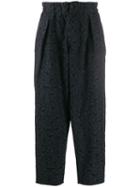 Ymc Textured Stitch Trousers - Black