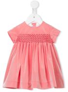 Little Bear - Smocked A-line Dress - Kids - Acrylic/polyester - 6 Mth, Pink/purple