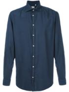 Massimo Alba 'genova' Shirt, Men's, Size: Small, Blue, Modal/cotton
