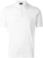 Drumohr Classic Polo Shirt, Men's, Size: 48, White, Cotton