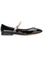 Marc Jacobs 'poppy' Mary Jane Ballerinas - Black