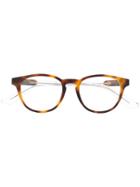 Gucci Eyewear Oval Frame Glasses - Brown