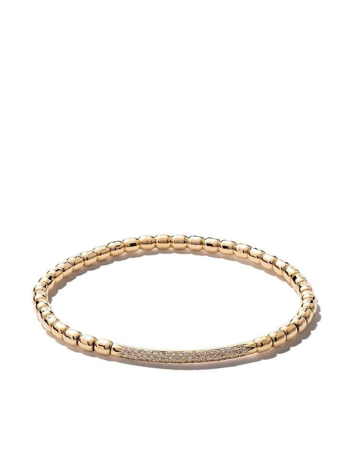 As29 18kt Yellow Gold Alf Extendable Diamond Bracelet