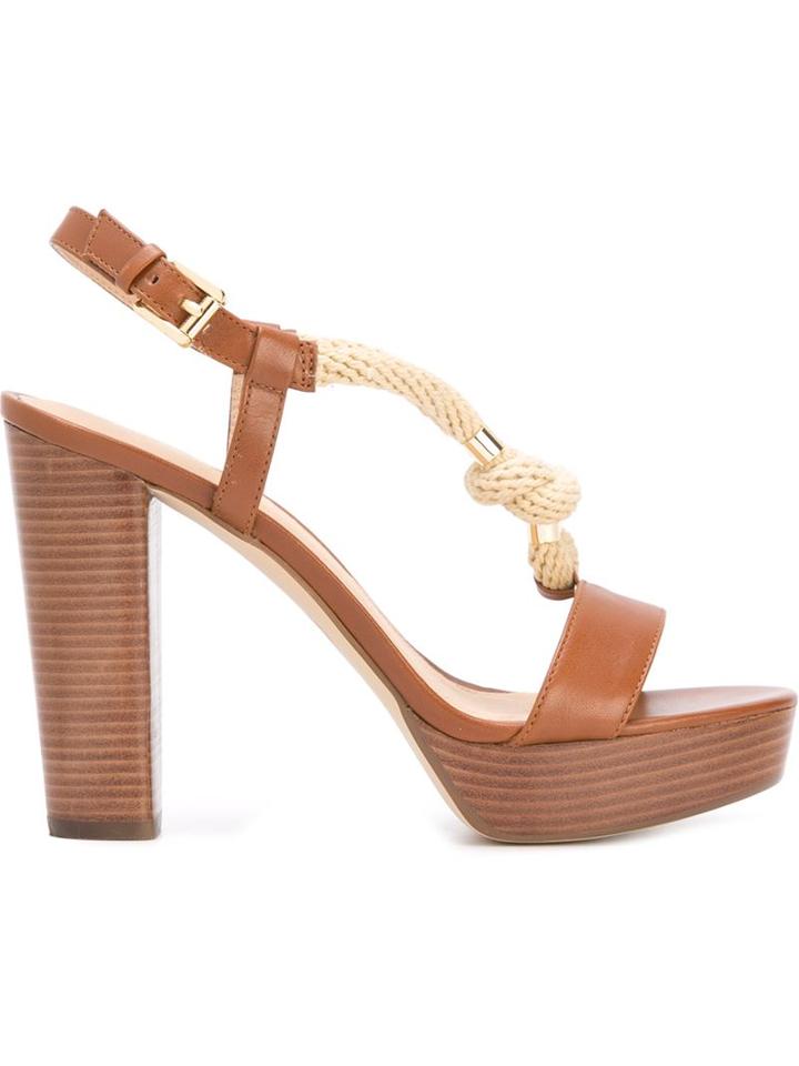 Michael Michael Kors 'holly' Rope Trim Sandals