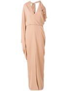 Tom Ford Single Sleeve Evening Dress - Nude & Neutrals