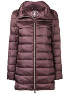 Save The Duck Padded Long Jacket - Red