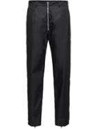 Prada Zipper Detailed Casual Trousers - Black