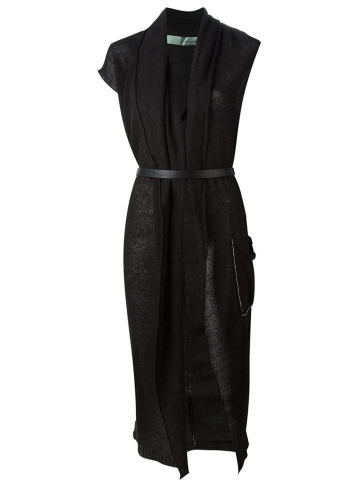 Isabel Benenato Knitted Long Vest