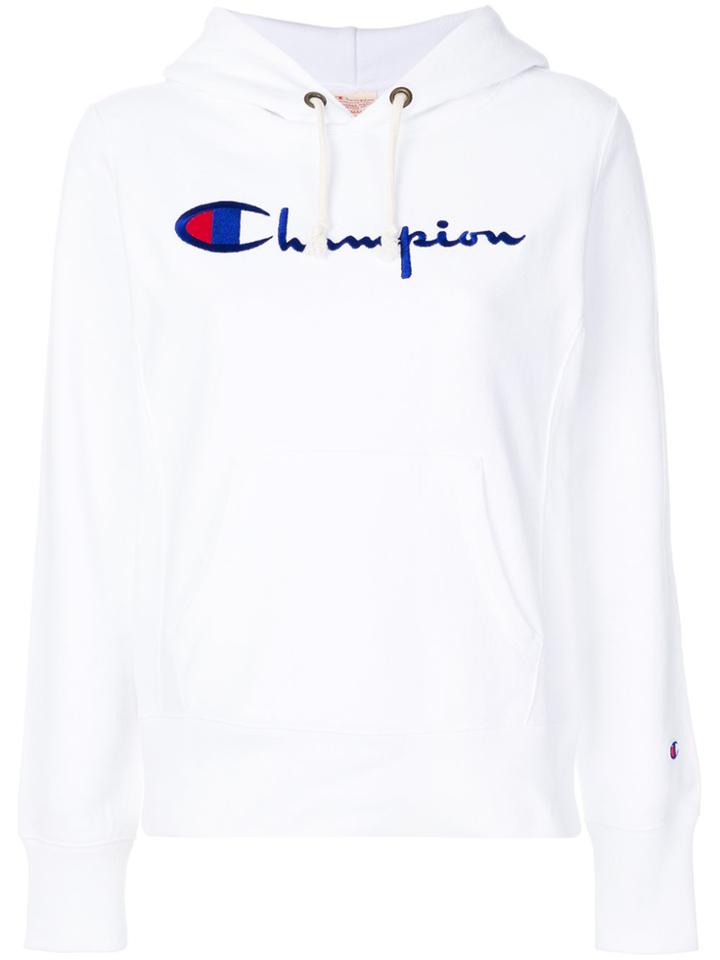 Champion Reverse Weave Hoodie - White