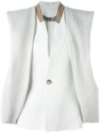 Rick Owens Wreathed Jacket - Neutrals