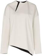 Toteme Montbel Asymmetric Hem Top - Neutrals