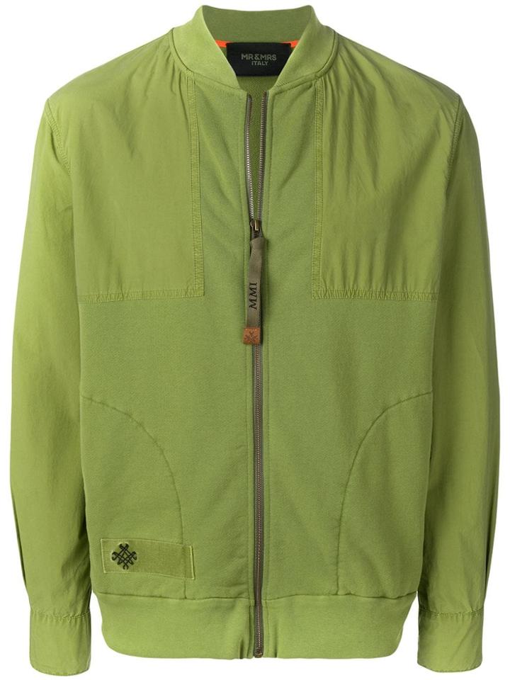 Mr & Mrs Italy Green Bomber Jacket